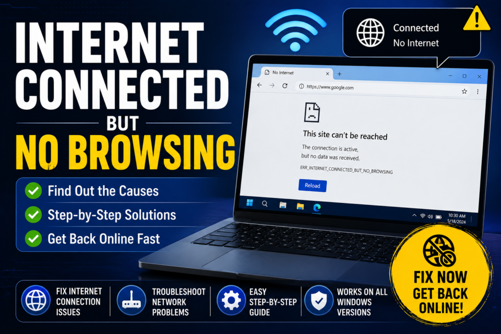 Internet Connected but No Browsing