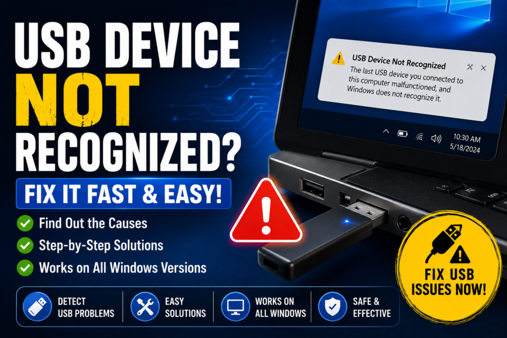 USB Device Not Recognized