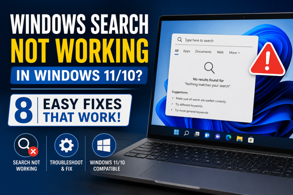 Windows Search not working